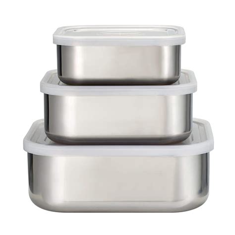 diy stainless steel box with lid|stainless containers with lids.